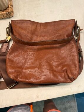 Fossil Leather Shoulder Bag